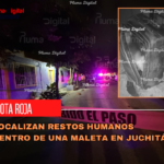 Localizan restos humanos dentro de una maleta en Juchitán